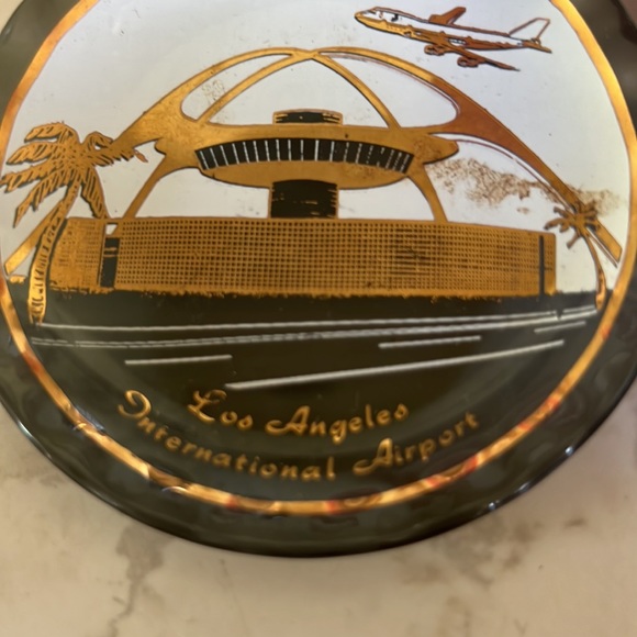 Vintage cocktail glass coasters tinker dishes set of 3 - Picture 10 of 16